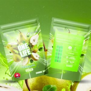 one-life-edibles-pear-gummy-300mg-thc-sativa