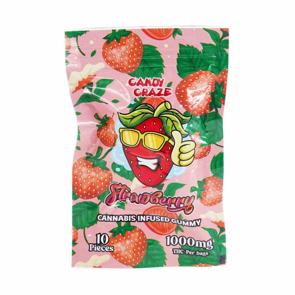 candy-craze-edibles-strawberry-gummy-1000mg-thc